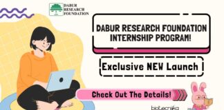 Dabur Research Foundation Internship Program!