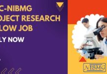 BRIC-NIBMG Project Research Fellow Job