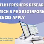 Freshers Bioinformatics Jobs India