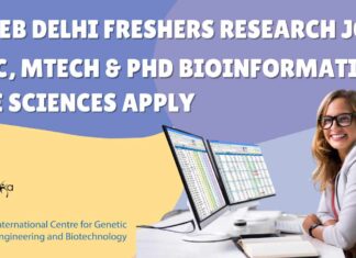 Freshers Bioinformatics Jobs India