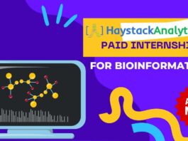 Paid Bioinformatics Internship India