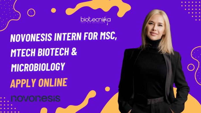 Novonesis Intern Vacancies For MSc, MTech Biotech & Microbiology, Apply Online
