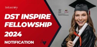 DST INSPIRE Fellowship 2024