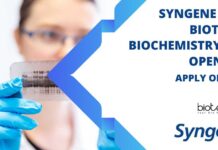 Syngene MSc Biotech