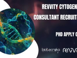 Revvity Cytogenetics Consultant Recruitment - PhD Apply Online