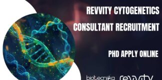 Revvity Cytogenetics Consultant Recruitment - PhD Apply Online