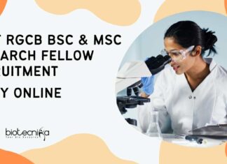 RGCB Research Vacancies Life Sciences