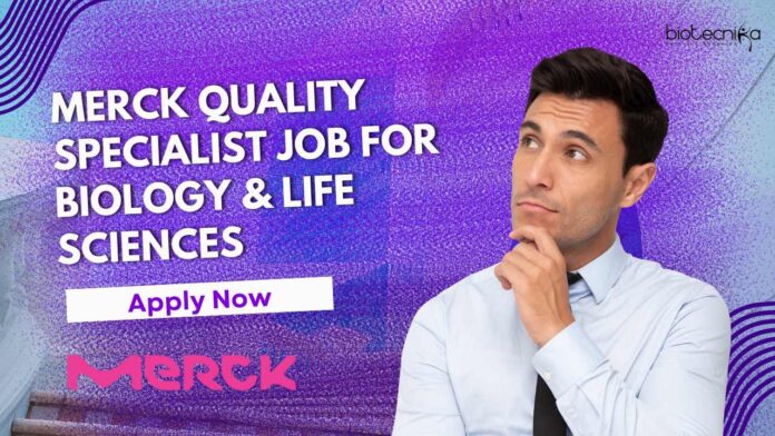 Merck Quality Specialist Job