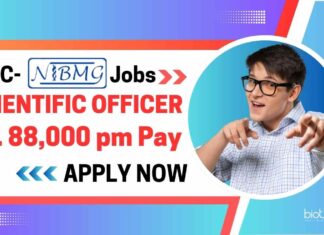 BRIC-NIBMG Scientific Officer Jobs