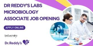 Dr Reddy's Labs Microbiology Associate