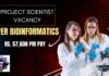 NIPER Bioinformatics Project Scientist Vacancy With Rs. 57,600 pm Pay - Apply Now