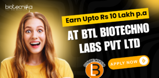 BTL Biotechno Labs Hiring