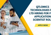 QTLomics Technologies Hiring For Field Application Scientist