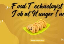 Food Technologist Job at Hunger Inc