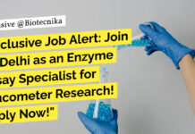 IIT Delhi MSc Biotech & Biochem Enzyme Assay Specialist Job – Apply Now IIT Delhi Biotech Project Jobs, Biochem Apply Now For Enzyme Assay Specialist Role