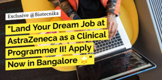 AstraZeneca Life Science Clinical Programmer Job Opening - Apply Online