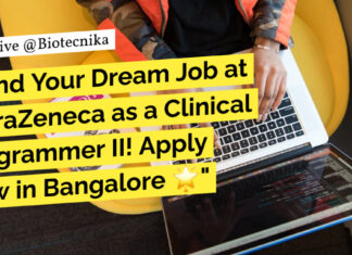 AstraZeneca Life Science Clinical Programmer Job Opening - Apply Online