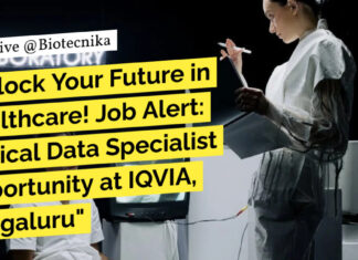 IQVIA Clinical Data Specialist Jobs For Biological Sciences - Apply Online