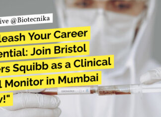 Bristol Myers Squibb BSc Jobs For Life Sciences, Apply Online For Clinical Trial Monitor Role