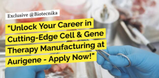 Aurigene Oncology Biotechnology Research Associate Recruitment - Apply Online