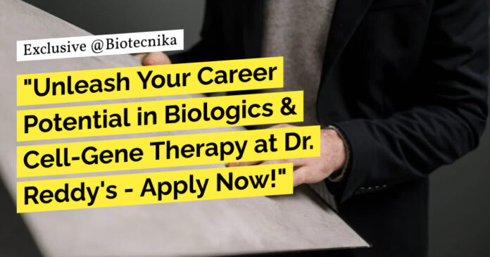 Dr. Reddy's Microbiology Jobs - Apply Online