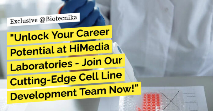 HiMedia Laboratories Biotech Jobs, MSc Cell Biology & Mol Bio Apply