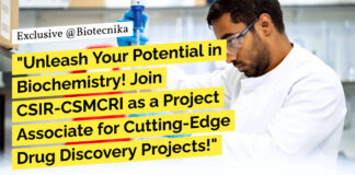 CSIR-CSMCRI Project Associate Job For MSc Biochemistry, Apply Online