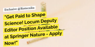 Deputy Editor Position at Springer Nature - Apply Now!