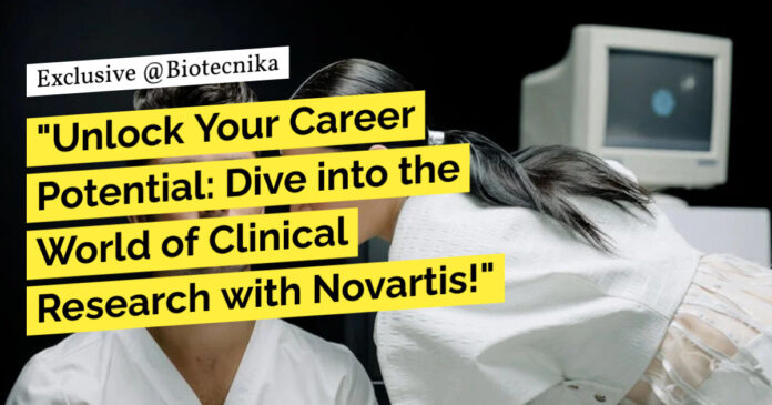 Novartis Clinical Research Associate Job Opening - Apply Online