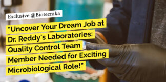 Dr. Reddy's Laboratories QC Jobs, Team Member Job For BSc & MSc, Apply Online