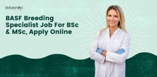 BASF Breeding Specialist Job
