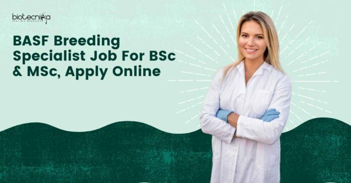 BASF Breeding Specialist Job