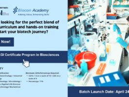 Biocon Batch 29 KGI Certificate Program in Biosciences Admissions Open NEWWW