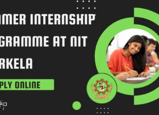 Summer Internship Programme at NIT Rourkela