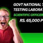 Govt Biotechnology Job Openings
