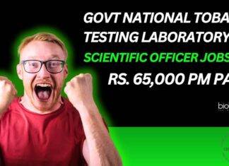 Govt Biotechnology Job Openings