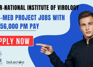 ICMR-NIV Non-Med Project Jobs