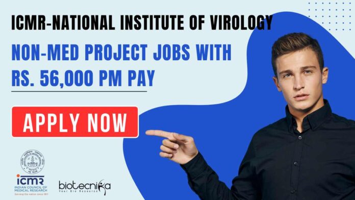 ICMR-NIV Non-Med Project Jobs
