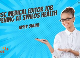 BSc Medical Editor Job Opening