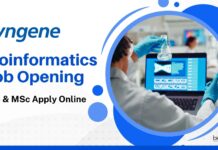 Syngene Bioinformatics Job Opening – BSc & MSc Apply Online Syngene Bioinformatics Jobs For BSc & MSc