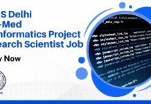 AIIMS Delhi Non-Med Bioinformatics Project Research Scientist Job – Apply Now AIIMS Delhi Non-Med Bioinformatics Project