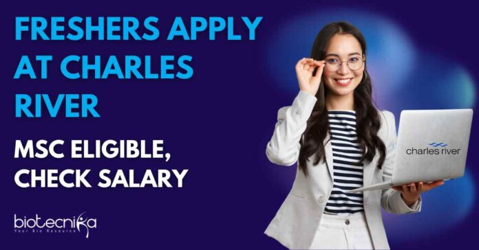 Freshers Apply at Charles River