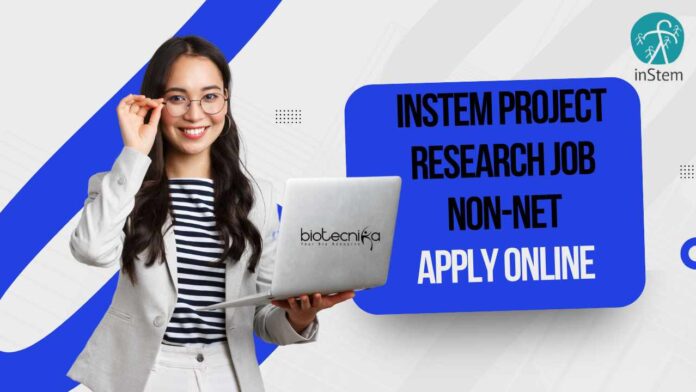 inStem Project Research Job Non-NET