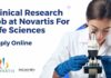 Clinical Research Job at Novartis For Life Sciences – Apply Online Clinical Research Job at Novartis