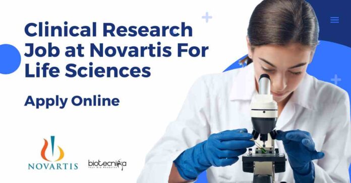 Clinical Research Job at Novartis