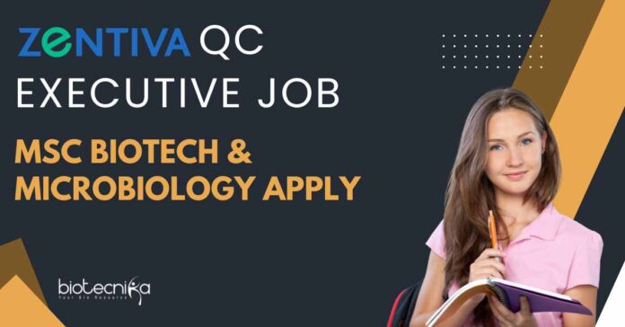 Zentiva QC Executive Job