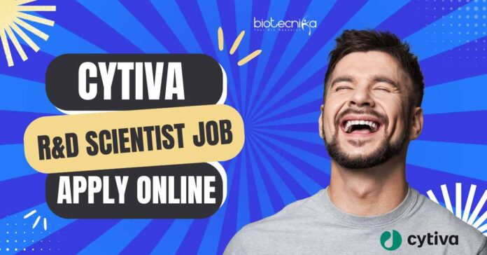 Cytiva R&D Scientist Job Opening