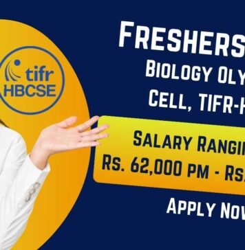 HBCSE Freshers Jobs