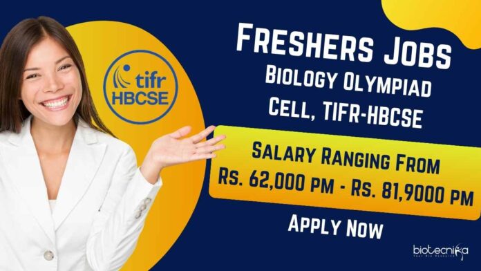 HBCSE Freshers Jobs