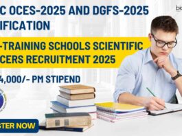 BARC OCES-2025 and DGFS-2025